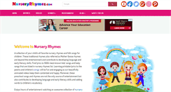 Desktop Screenshot of nurseryrhymes.com
